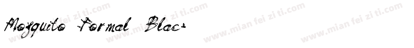 Mosquito Formal Blac字体转换